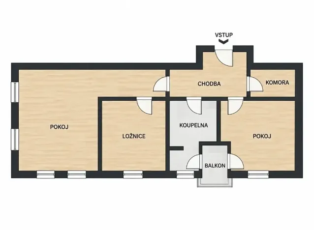 Prodej bytu 3+kk, Praha - Podolí, V rovinách, 80 m2