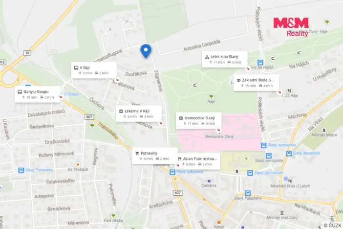 Prodej bytu 4+1, Slaný, Fűgnerova, 86 m2