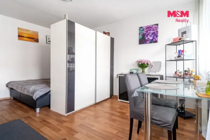 Prodej bytu 1+kk, Pardubice - Zelené Předměstí, Palackého třída, 31 m2