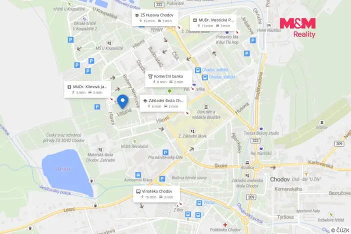 Prodej bytu 2+1, Chodov, Vítězná, 54 m2