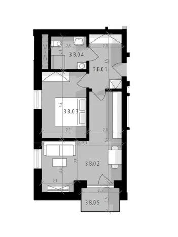 Prodej bytu 2+kk, Brno, 52 m2