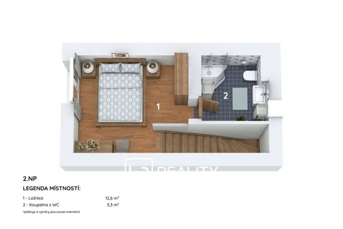 Prodej bytu 2+kk, Horní Maršov, Promenáda, 38 m2