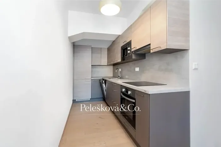 Pronájem bytu 1+kk, Praha - Holešovice, Jankovcova, 38 m2