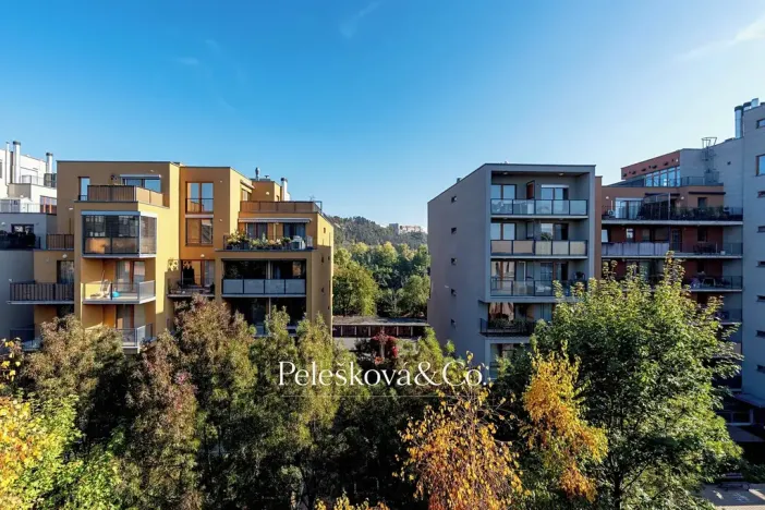 Pronájem bytu 1+kk, Praha - Holešovice, Jankovcova, 38 m2