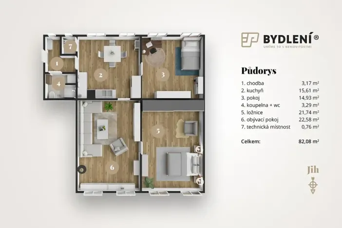 Prodej bytu 3+1, Teplice, Rokycanova, 82 m2