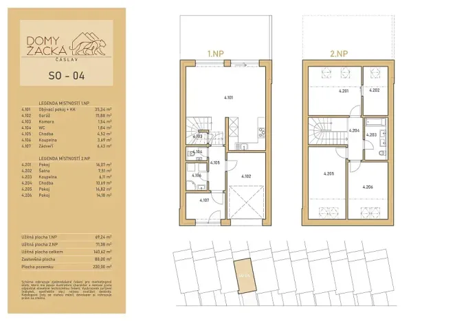 Prodej rodinného domu, Čáslav, Žacká, 141 m2