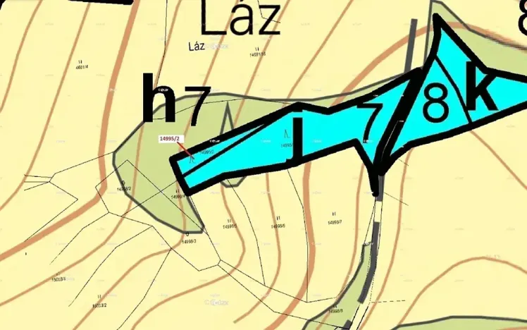 Dražba lesa, Hovězí, 330 m2