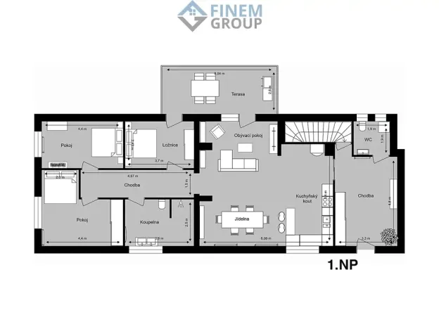 Prodej chalupy, Borovany, 181 m2