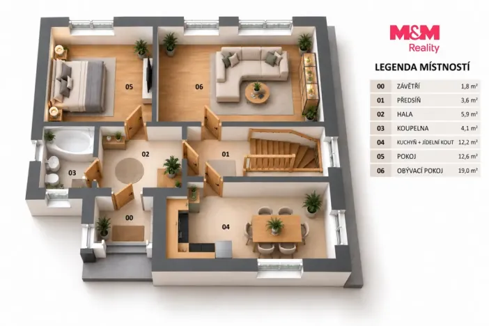 Prodej rodinného domu, Zlín - Mladcová, Mokrá II, 138 m2