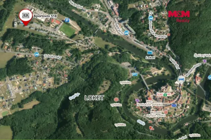 Prodej bytu 2+1, Loket, Sportovní, 59 m2