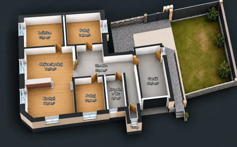 Prodej rodinného domu, Hroznová Lhota, 145 m2