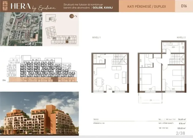 Prodej bytu 4+kk, Golem, Albánie, 125 m2