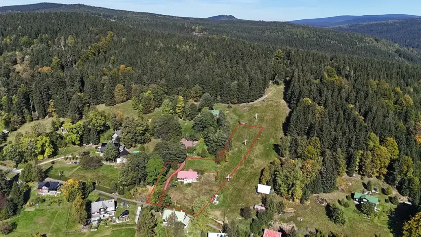 Prodej stavebního pozemku, 4644 m², Kořenov, Polubný