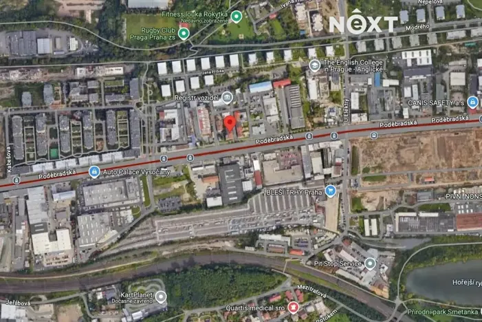Pronájem bytu 2+kk, Praha - Vysočany, Kolmá, 34 m2