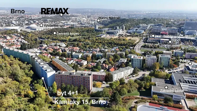 Prodej bytu 4+1, Brno, Kamínky, 89 m2