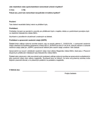 Pronájem bytu 1+kk, Děčín, Tržní, 33 m2