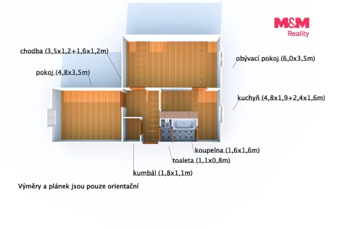 Prodej bytu 2+1, Písek - Budějovické Předměstí, Truhlářská, 56 m2