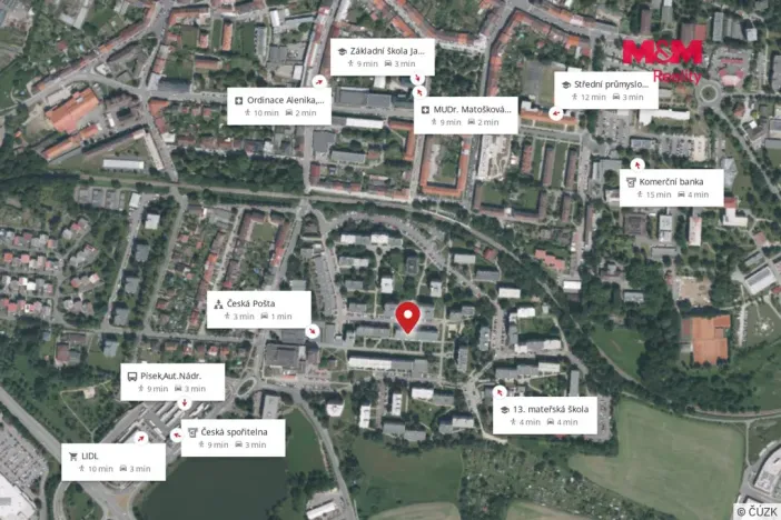 Prodej bytu 2+1, Písek - Budějovické Předměstí, Truhlářská, 56 m2