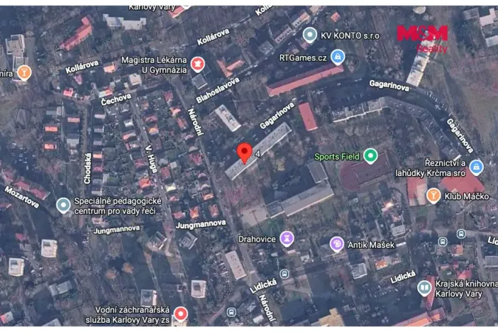 Pronájem bytu 2+1, Karlovy Vary - Drahovice, Gagarinova, 60 m2