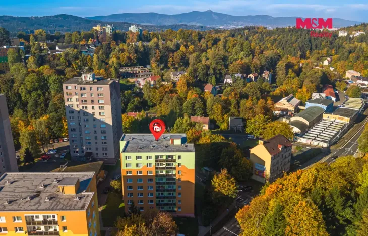Prodej bytu 3+1, Jablonec nad Nisou, Liberecká, 62 m2
