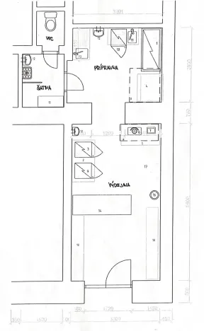 Pronájem restaurace, Praha - Nusle, Čestmírova, 36 m2