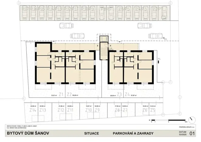 Prodej bytu 1+kk, Šanov, Břízová, 36 m2