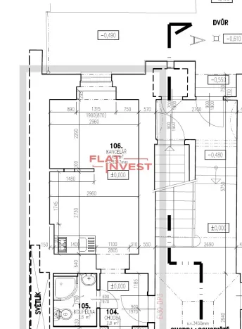 Pronájem kanceláře, Praha - Nusle, Rostislavova, 21 m2