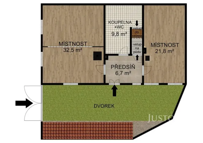Prodej rodinného domu, Netolice, Koželužská, 70 m2
