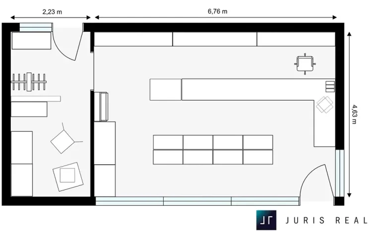 Prodej obchodního prostoru, Praha - Běchovice, Výjezdová, 48 m2