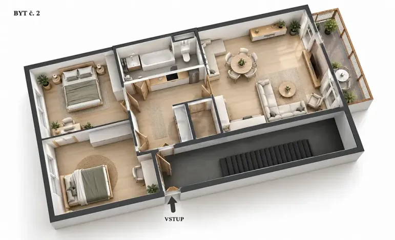 Prodej bytu 3+kk, Česká, 99 m2