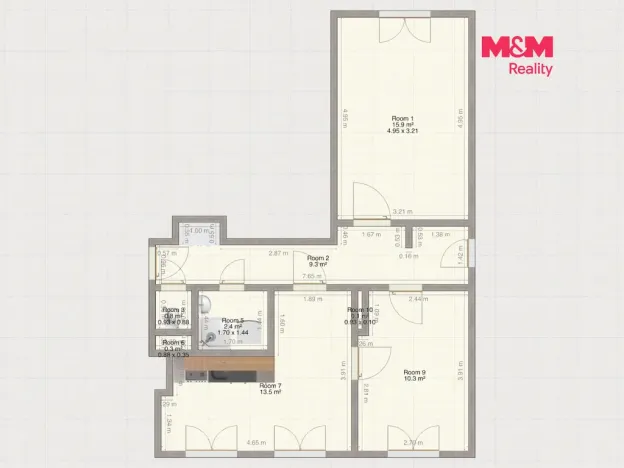 Prodej bytu 2+1, Heřmanova Huť - Vlkýš, Sídliště, 58 m2
