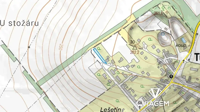 Prodej podílu pozemku pro bydlení, Tučín, 181 m2