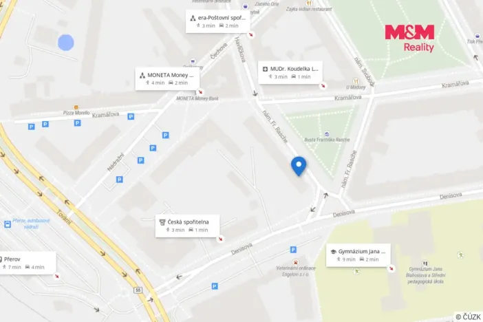Prodej bytu 3+1, Přerov - Přerov I-Město, nám. Fr. Rasche, 73 m2