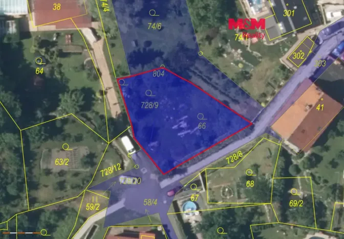Prodej stavebního pozemku, 551 m², Žitenice, Pohořany
