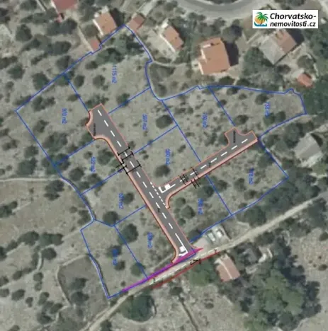 Prodej komerčního pozemku, Jakišnica, Chorvatsko, 9100 m2