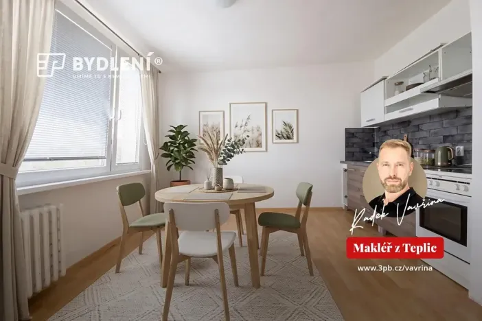 Prodej bytu 1+1, 35 m², Karla Čapka, Krupka, Maršov