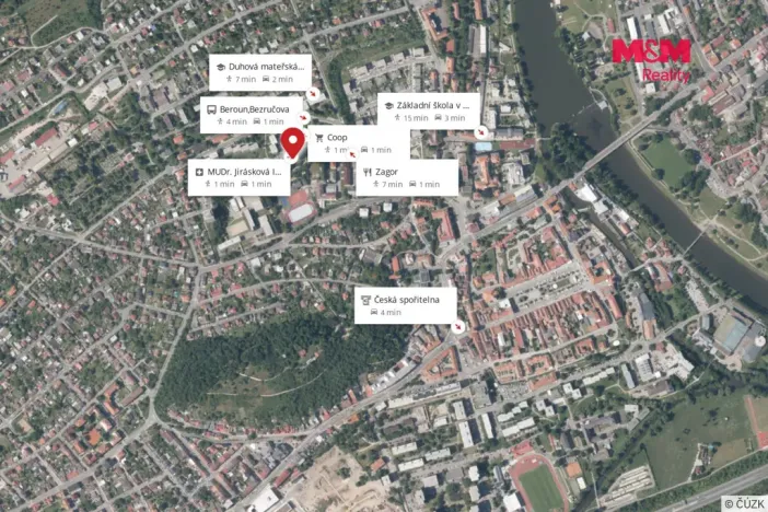 Pronájem bytu 1+1, Beroun - Beroun-Město, Branislavova, 36 m2