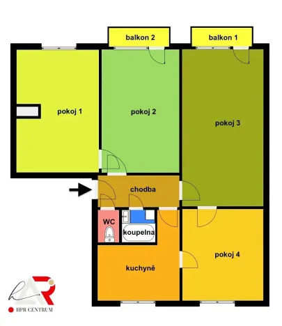 Prodej bytu 4+1, Nížkovice, 88 m2