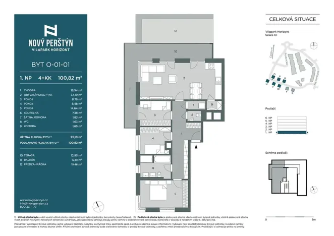 Prodej bytu 4+kk, Liberec, Na Perštýně, 95 m2