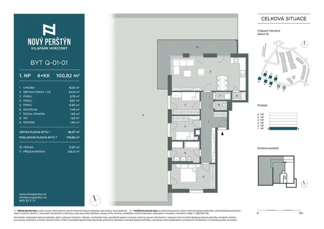 Prodej bytu 4+kk, Liberec, Na Perštýně, 96 m2