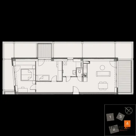 Prodej bytu 3+kk, Valašské Meziříčí, Štěpánov, 66 m2