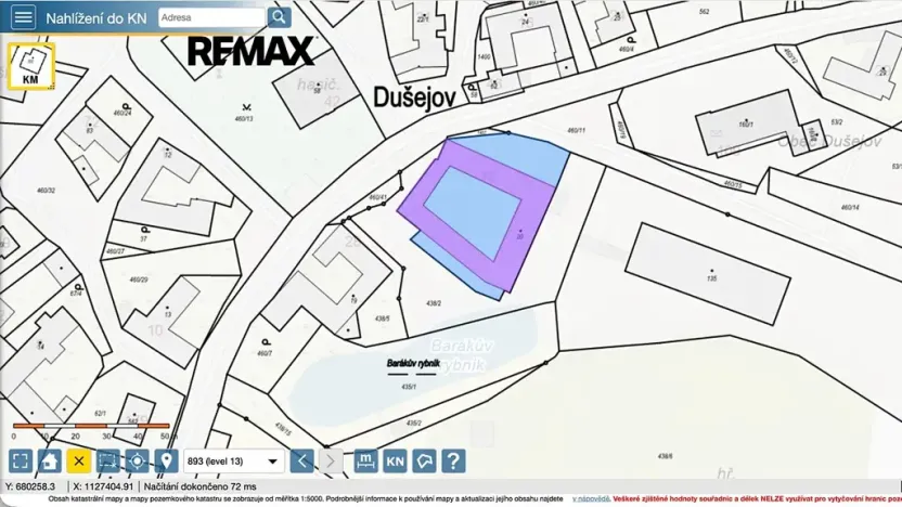 Prodej pozemku pro bydlení, Dušejov, 3401 m2