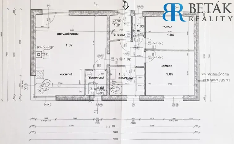Prodej rodinného domu, Hlinsko, 84 m2