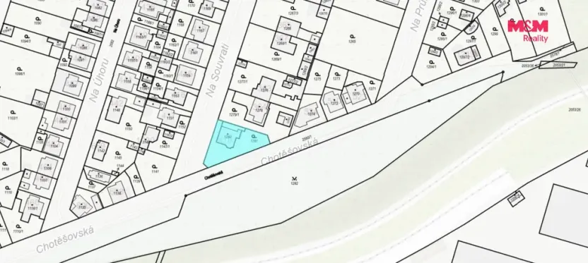 Prodej pozemku pro bydlení, Plzeň, Chotěšovská, 542 m2