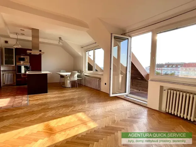 Pronájem bytu 4+kk, Praha - Vinohrady, náměstí Jiřího z Lobkovic, 150 m2