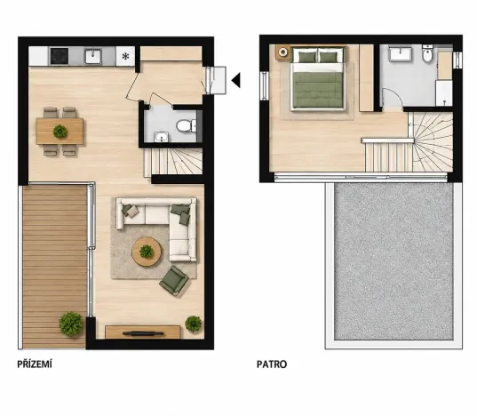 Pronájem bytu 2+kk, Luhačovice, Masarykova, 83 m2