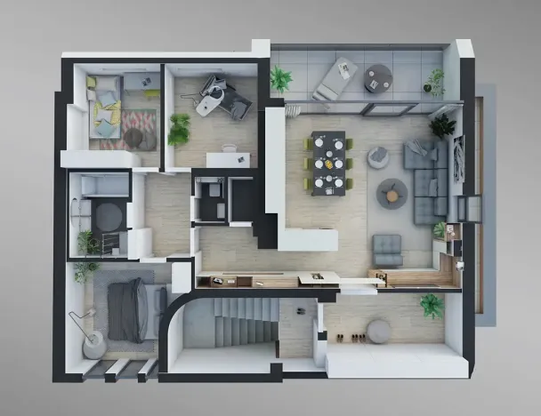 Pronájem bytu 4+kk, Praha - Zličín, Na Radosti, 114 m2