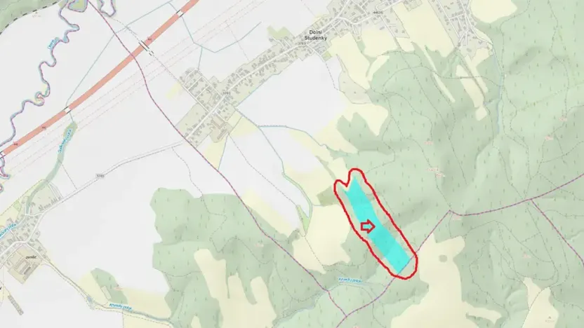 Prodej podílu lesa, Dolní Studénky, 11507 m2