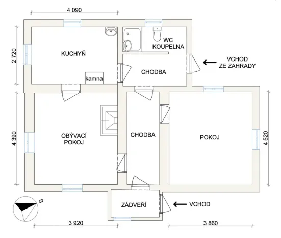 Prodej rodinného domu, Rychvald, Lesnická, 63 m2