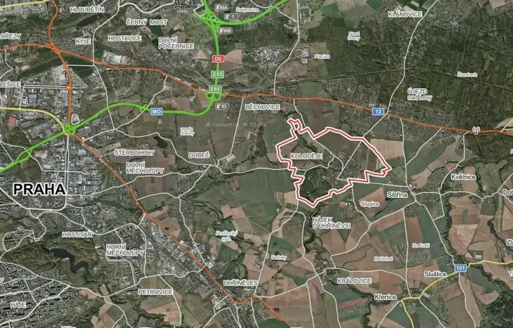 Prodej pole, Praha - Koloděje, Záhornická, 24489 m2